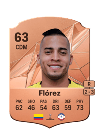 Freddy Flórez Rare 63 OVR