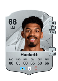 Reeco Hackett Rare 66 OVR