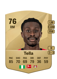 Nathan Tella Common 76 OVR