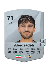 Amir Abedzadeh Common 71 OVR