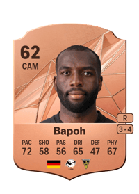 Ulrich Bapoh Rare 62 OVR