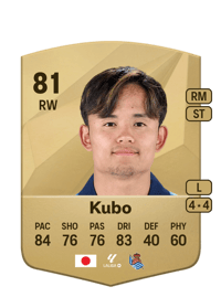 Takefusa Kubo Common 81 OVR