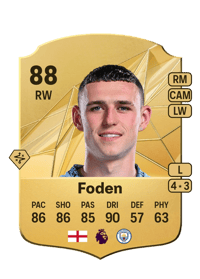 Phil Foden Rare 88 OVR
