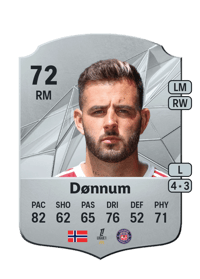 Aron Dønnum Rare 72 OVR