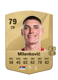 Nikola Milenković Common 79 OVR