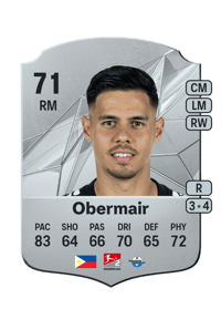Raphael Obermair Rare 71 OVR