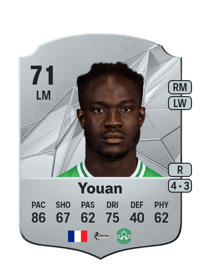 Élie Youan Rare 71 OVR