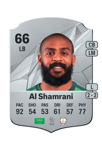 Hamdan Al Shamrani Rare 66 OVR