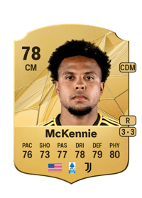 Weston McKennie Rare 78 OVR