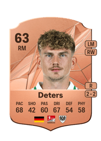 Thorben Deters Rare 63 OVR