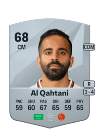 Hussain Al Qahtani Common 68 OVR