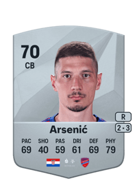 Zoran Arsenić Common 70 OVR