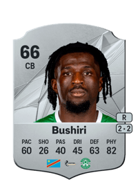 Rocky Bushiri Rare 66 OVR