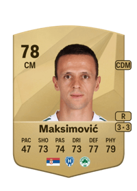 Nemanja Maksimović Common 78 OVR