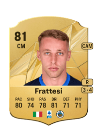 Davide Frattesi Rare 81 OVR