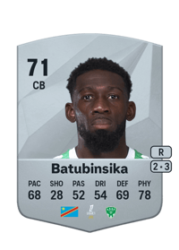 Dylan Batubinsika Common 71 OVR