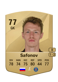 Matvey Safonov Common 77 OVR