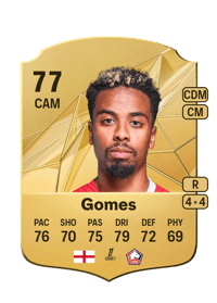 Angel Gomes Rare 77 OVR