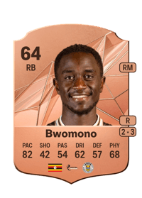 Elvis Bwomono Rare 64 OVR