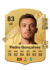 Pedro Gonçalves Rare 83 OVR