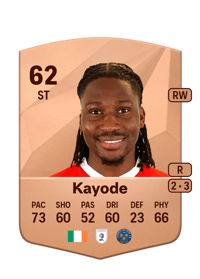 Joshua Kayode Common 62 OVR