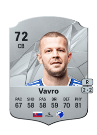 Denis Vavro Rare 72 OVR