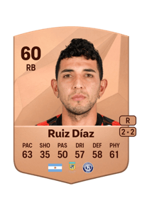 Matías Ruiz Díaz Common 60 OVR