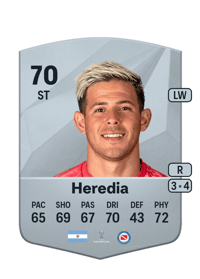 Leonardo Heredia Common 70 OVR