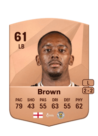 Jaden Brown Common 61 OVR