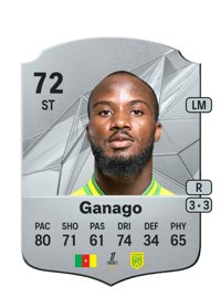 Ignatius Ganago Rare 72 OVR