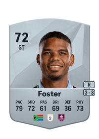 Lyle Foster Common 72 OVR