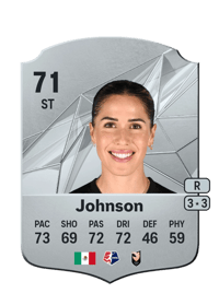 Katie Johnson Rare 71 OVR