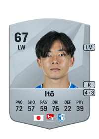 Tatsuya Itō Common 67 OVR
