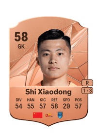 Shi Xiaodong Rare 58 OVR