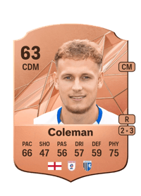 Ethan Coleman Rare 63 OVR