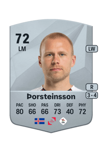 Jón Dagur Þorsteinsson Common 72 OVR