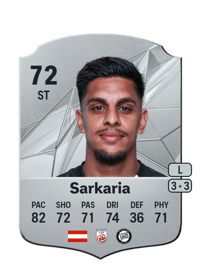 Manprit Sarkaria Rare 72 OVR