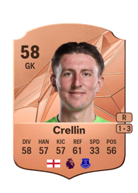 Billy Crellin Rare 58 OVR