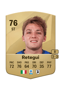 Mateo Retegui Common 76 OVR