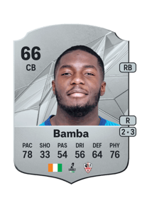 Axel Bamba Rare 66 OVR