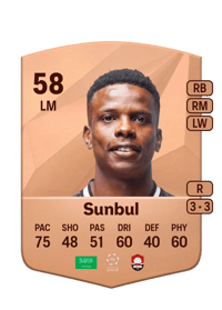 Yahya Sunbul Common 58 OVR