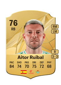 Aitor Ruibal Rare 76 OVR