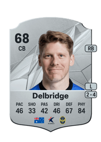 Harrison Delbridge Rare 68 OVR