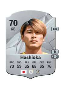 Daiki Hashioka Rare 70 OVR
