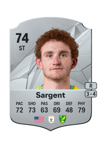 Josh Sargent Rare 74 OVR
