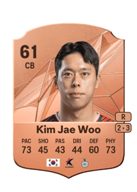 Kim Jae Woo Rare 61 OVR