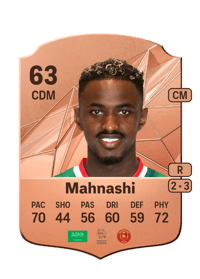 Ibrahim Mahnashi Rare 63 OVR