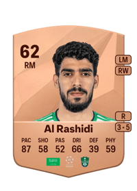 Fahad Al Rashidi Common 62 OVR