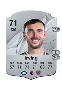Andy Irving Rare 71 OVR