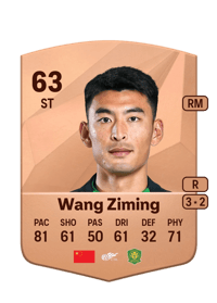 Wang Ziming Common 63 OVR